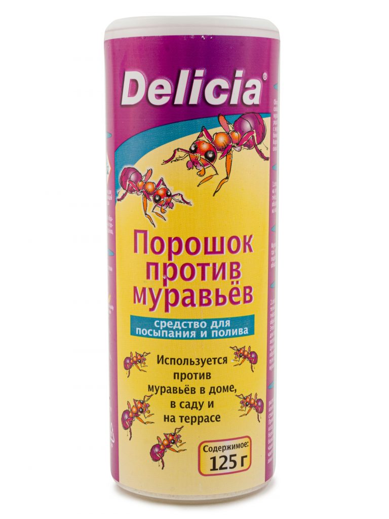 Активная пищевая гранулированная приманка для муравьёв в виде порошка 125г