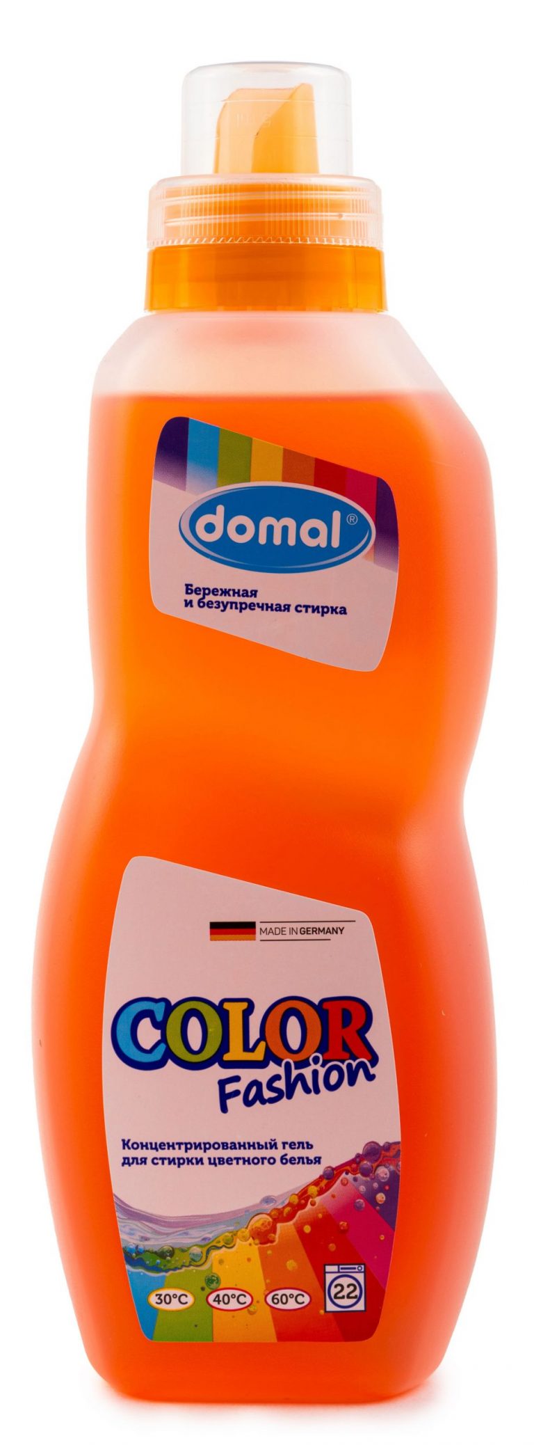 Концентрированный гель для стирки цветного белья Color Fashion 825мл