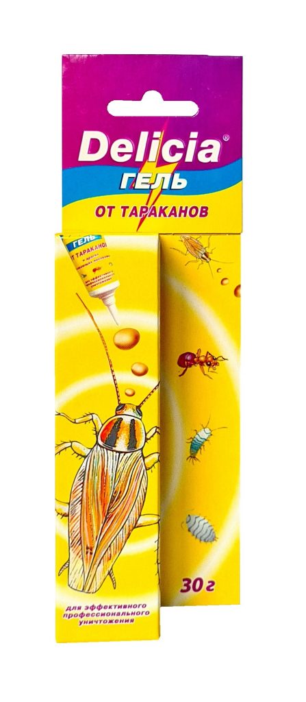 Гель от тараканов с эффективным аттрактантом и повышенным содержанием действующих веществ, 30г