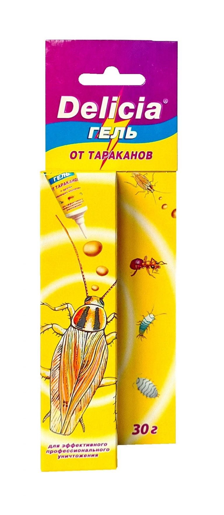 Гель от тараканов с эффективным аттрактантом и повышенным содержанием действующих веществ, 30г