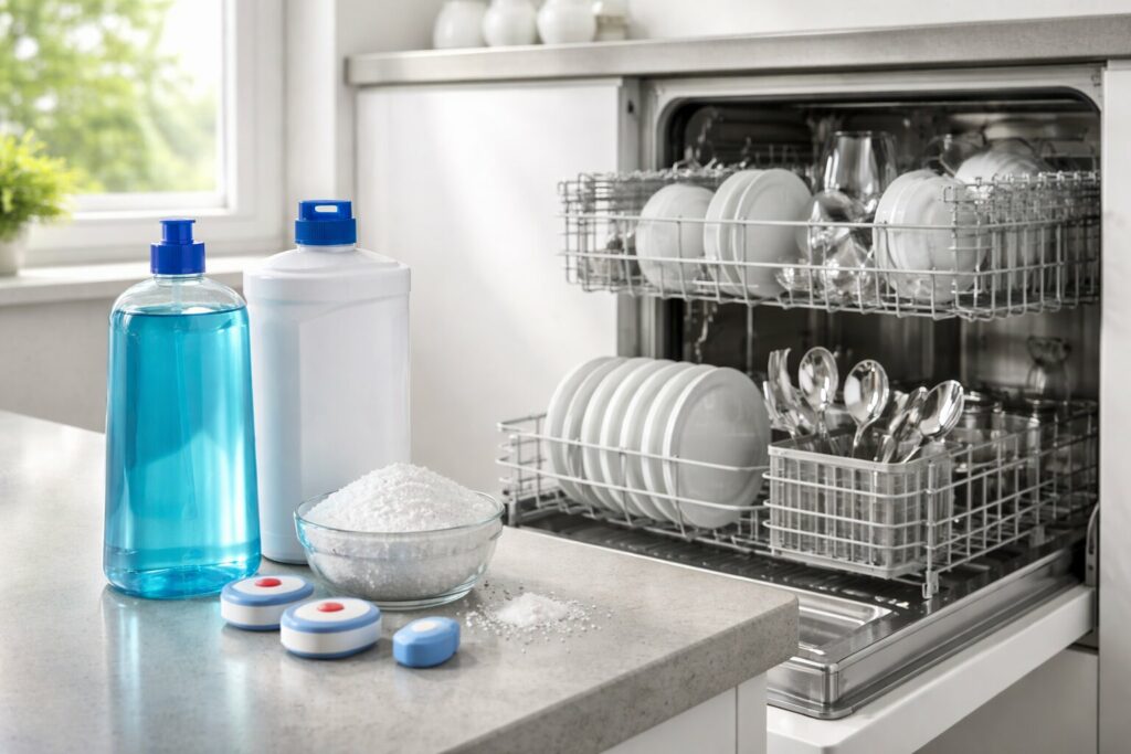 Какие средства нужны для посудомоечной машины